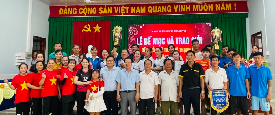 XÃ THẠNH TRỊ TỔ CHỨC LỄ BẾ MẠC VÀ TRAO THƯỞNG CÁC GIẢI THỂ THAO NĂM 2025